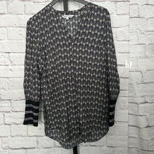 Veronica Beard Women's Acacia Logo Silk-blend Blouse